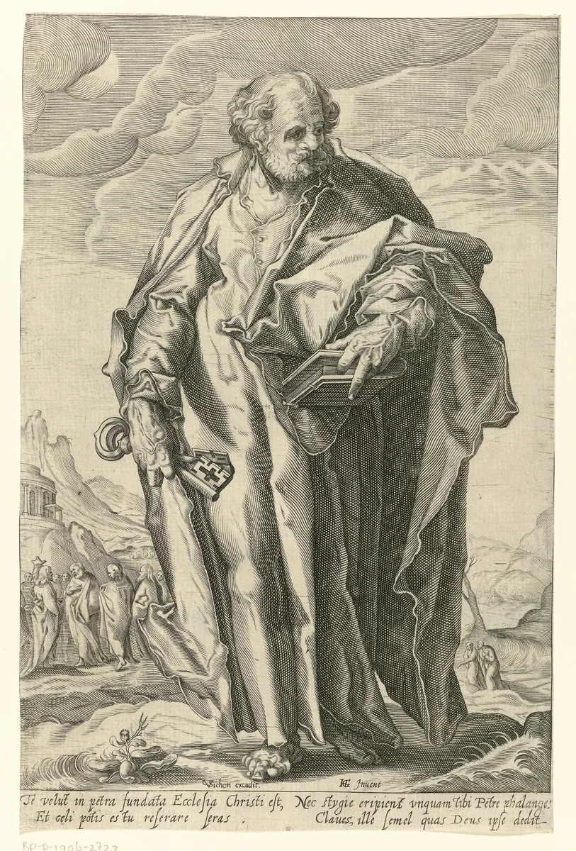 Petrus by anonymous, print, 1589-1625