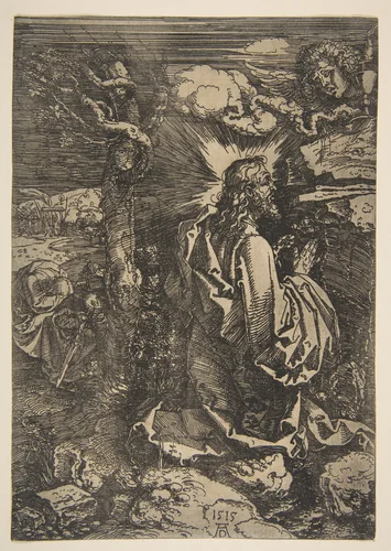 Agony in the Garden by Albrecht Dürer, print, 1515