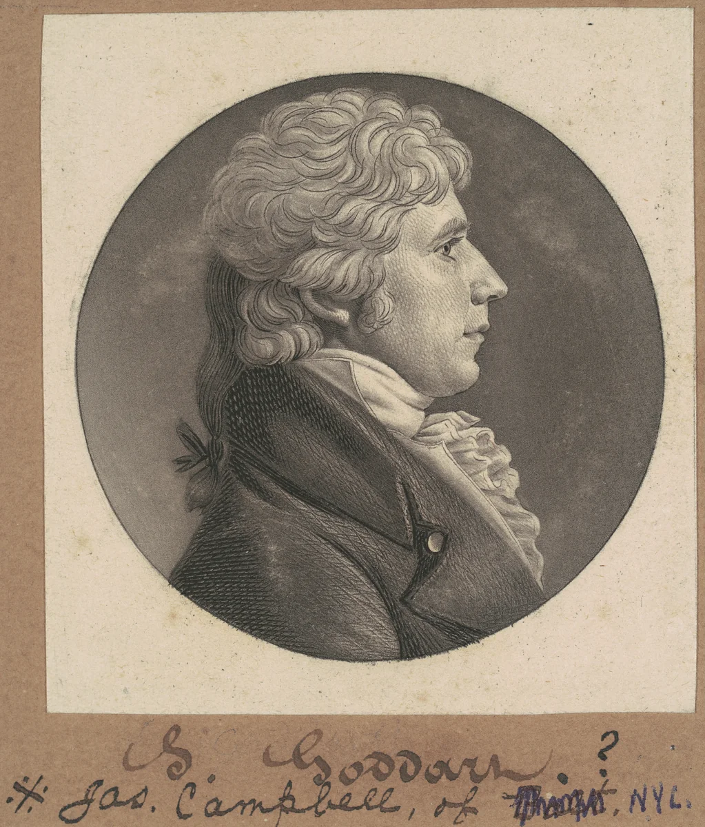 James Campbell by Charles B. J. Févret de Saint-Mémin, print, 1799-1809