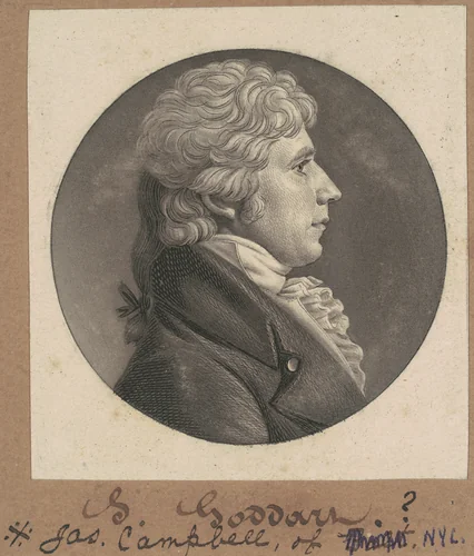 James Campbell by Charles B. J. Févret de Saint-Mémin, print, 1799-1809