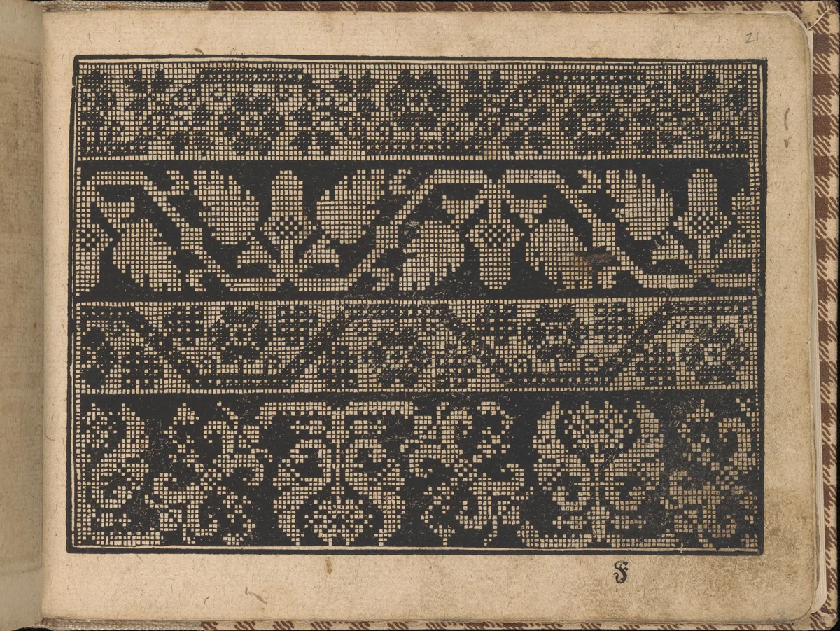 New Künstlichs Modelbuch (Page 21 recto) by Bernhard Jobin, book, 1600