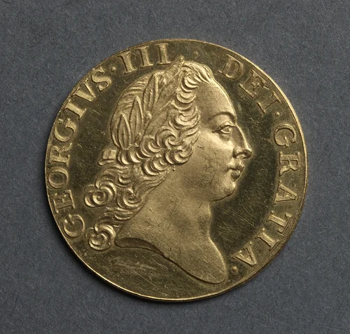 Guinea: George III (obverse) by Richard Yeo, metalwork, 1761