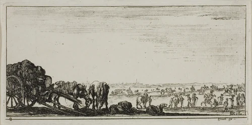 Plate Eight from Drawings of Several Movements by Soldiers by Stefano della Bella, print, 1644