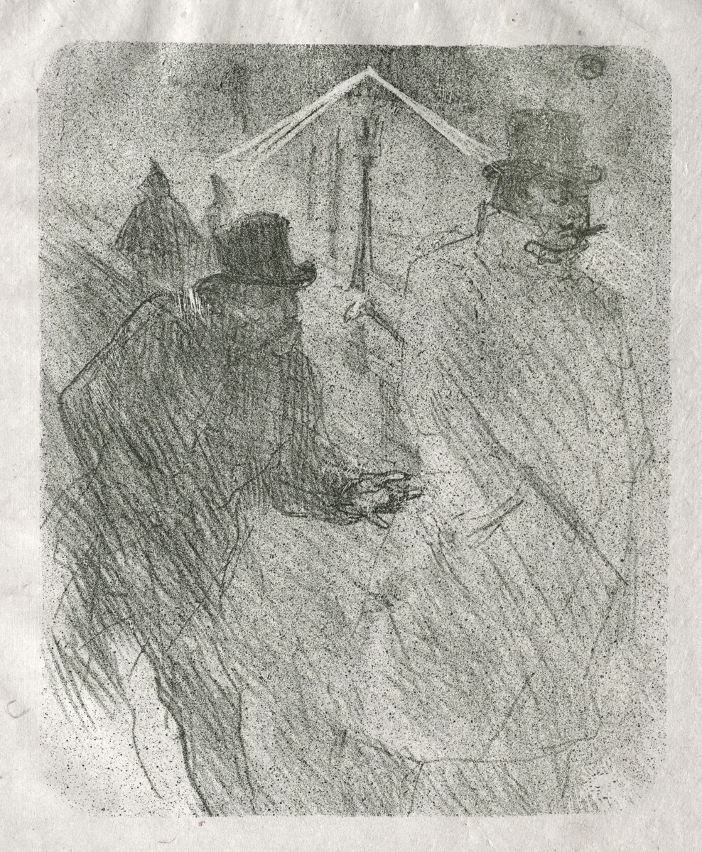 Bust of Mademoiselle Lender by Henri de Toulouse-Lautrec, print, 1898