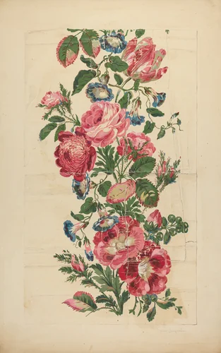 Wall Paper by Gilbert Sackerman, index of american design, 1939