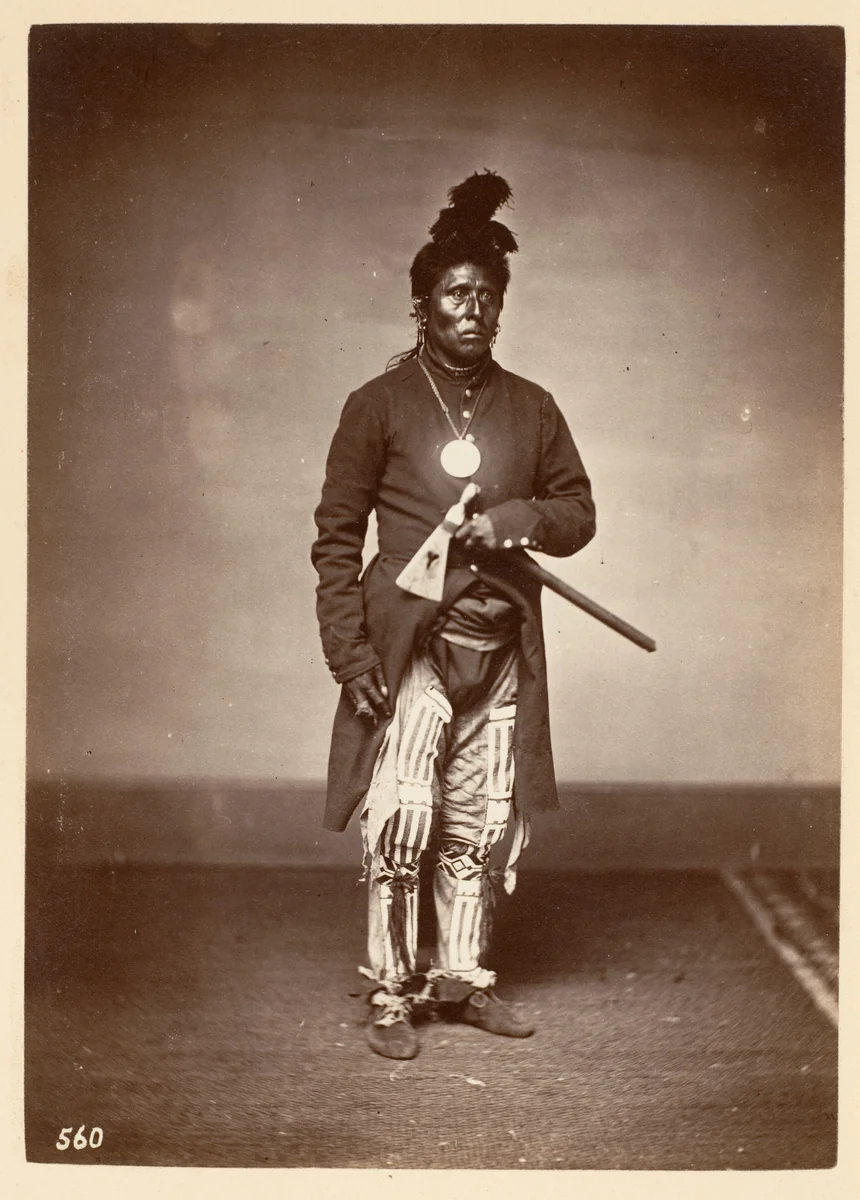 Ti ra wa hut Re sa ru (Sky Chief) by Edric L. Eaton, photograph, 1865-1869