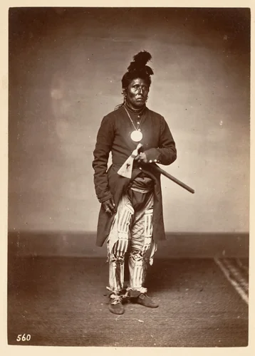 Ti ra wa hut Re sa ru (Sky Chief) by Edric L. Eaton, photograph, 1865-1869