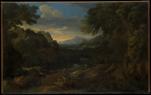 Imaginary Landscape by Gaspard Dughet, painting, 1635-1675