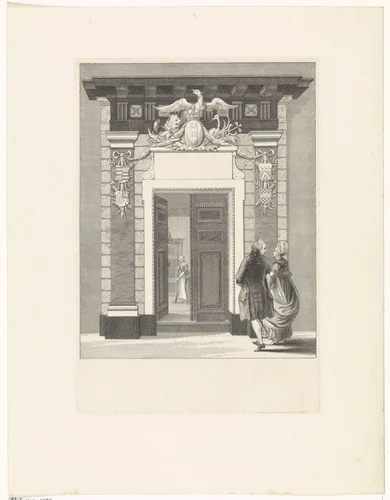 Corvershof by Harmanus Vinkeles, print, 1773