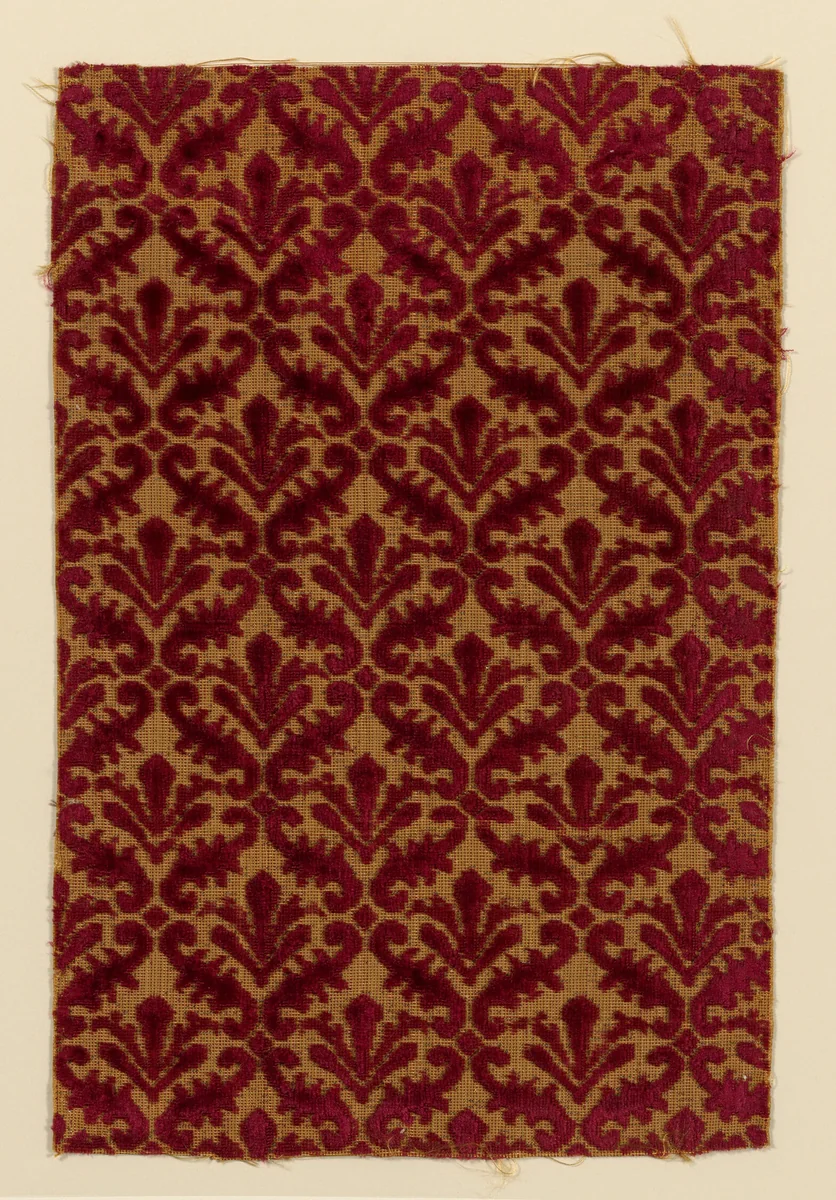 Fragment by Italy, textile, 1590-1610