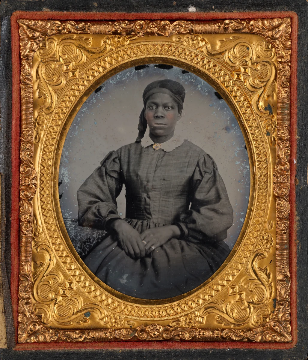 Portrait of a Woman by American 19th Century, photograph, 1855-1865