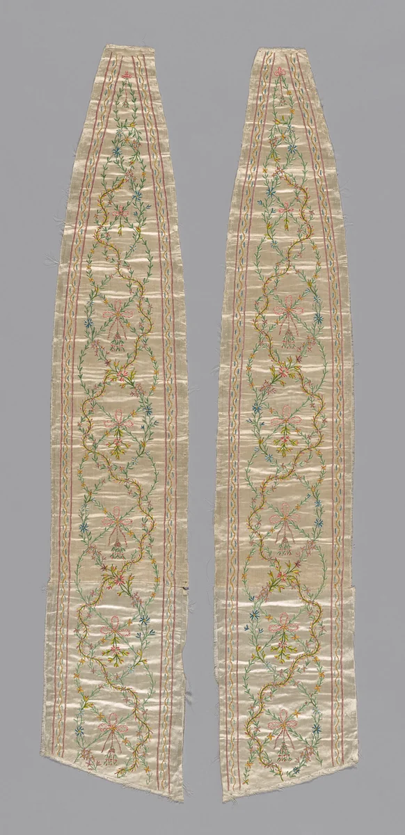 Dress Insert by France, textile, 1780