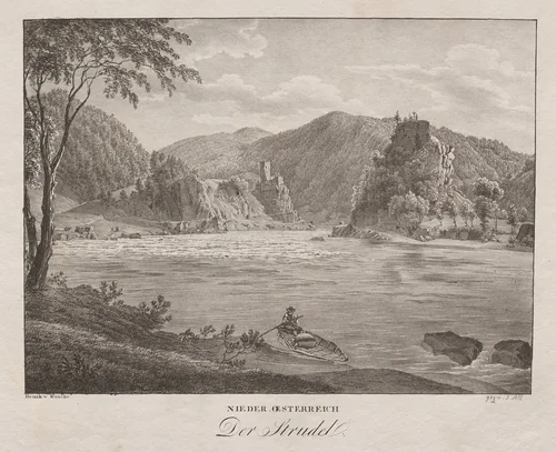 Nieder-oesterreich, Der Strudel by Jakob Alt, print