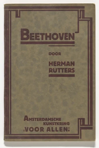 Ludwig von Beethoven by Herman Rutters by Fré Cohen, design, 1926