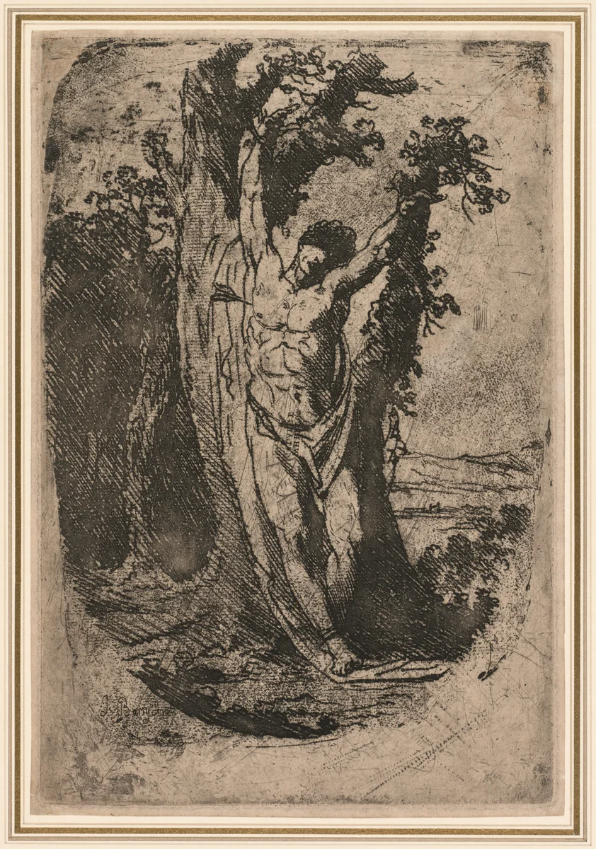 Saint Sebastian by James Barry, print, 1771-1781
