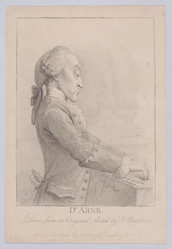 Dr. Arne by Francesco Bartolozzi, print, 1782