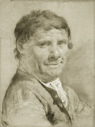 Portrait of a Man by Giovanni Battista Piazzetta, drawing, 1720-1754