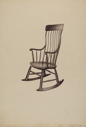 Rocking Chair by Robert Pohle, index of american design, 1937