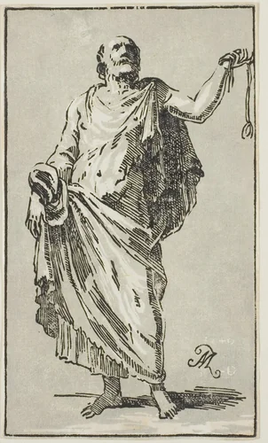 An Apostle by Anton Maria Zanetti, print, 1740