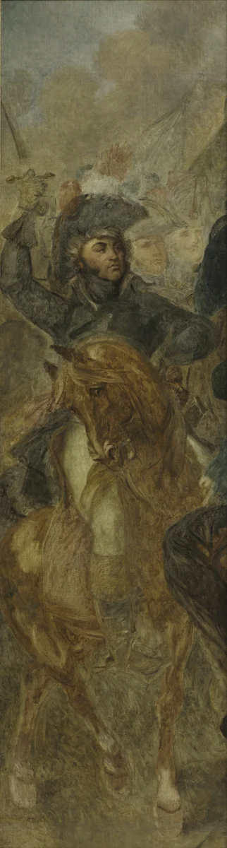 General Jean-Baptiste Kléber (Sketch for "The Battle of the Pyramids") by Antoine-Jean Gros, painting, 1830-1840