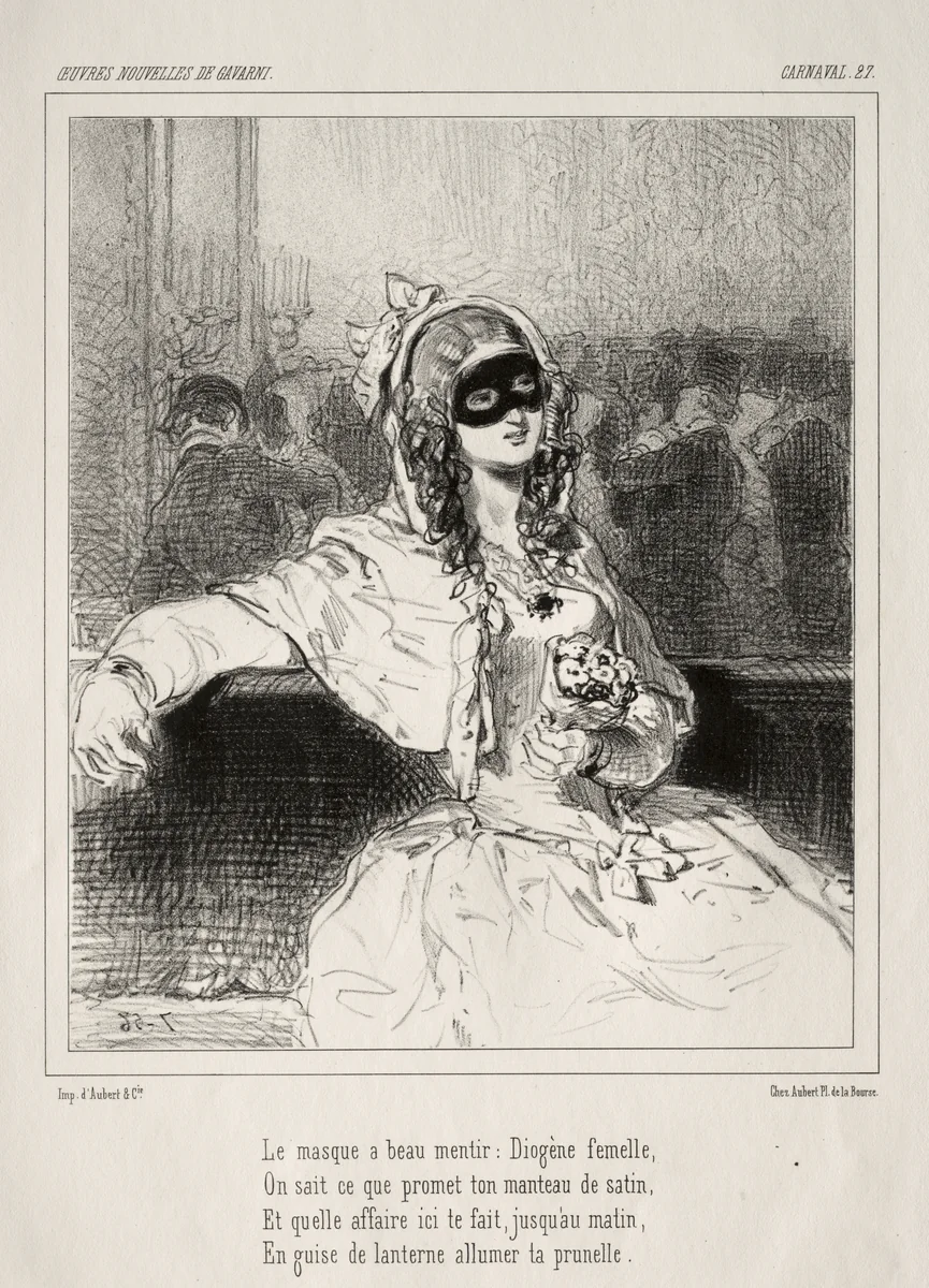 Carnaval by Paul Gavarni, print, 1824-1847