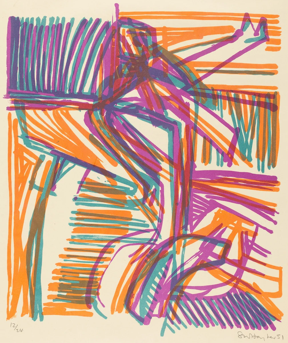 Reconteur by Stanley William Hayter, print, 1951