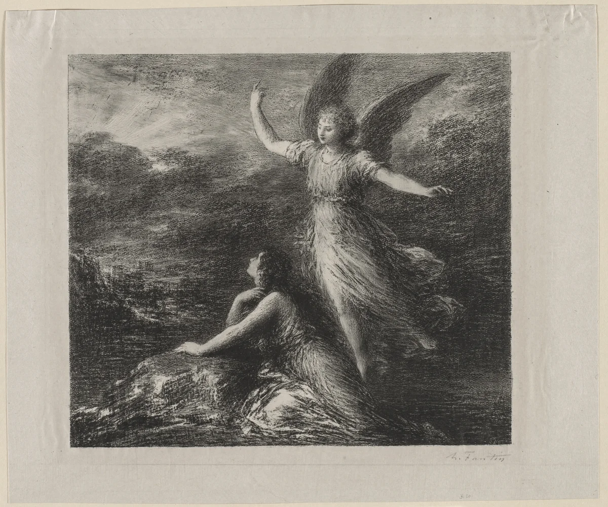 Le Paradis et la Peri by Henri Fantin-Latour, print, 1884