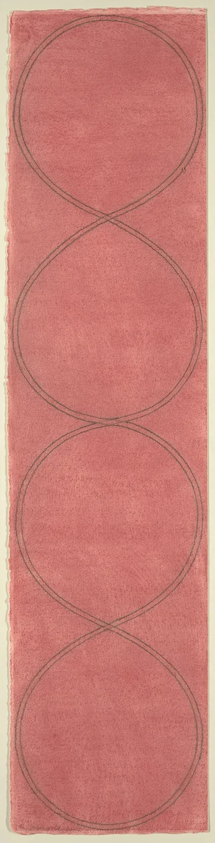 Study for Column Painting #1 by Robert Mangold, drawing, 2002