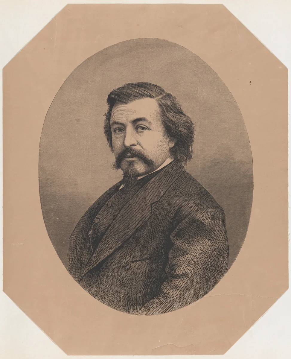 Portrait of Thomas Nast by Thomas Nast, print, 1870-1880