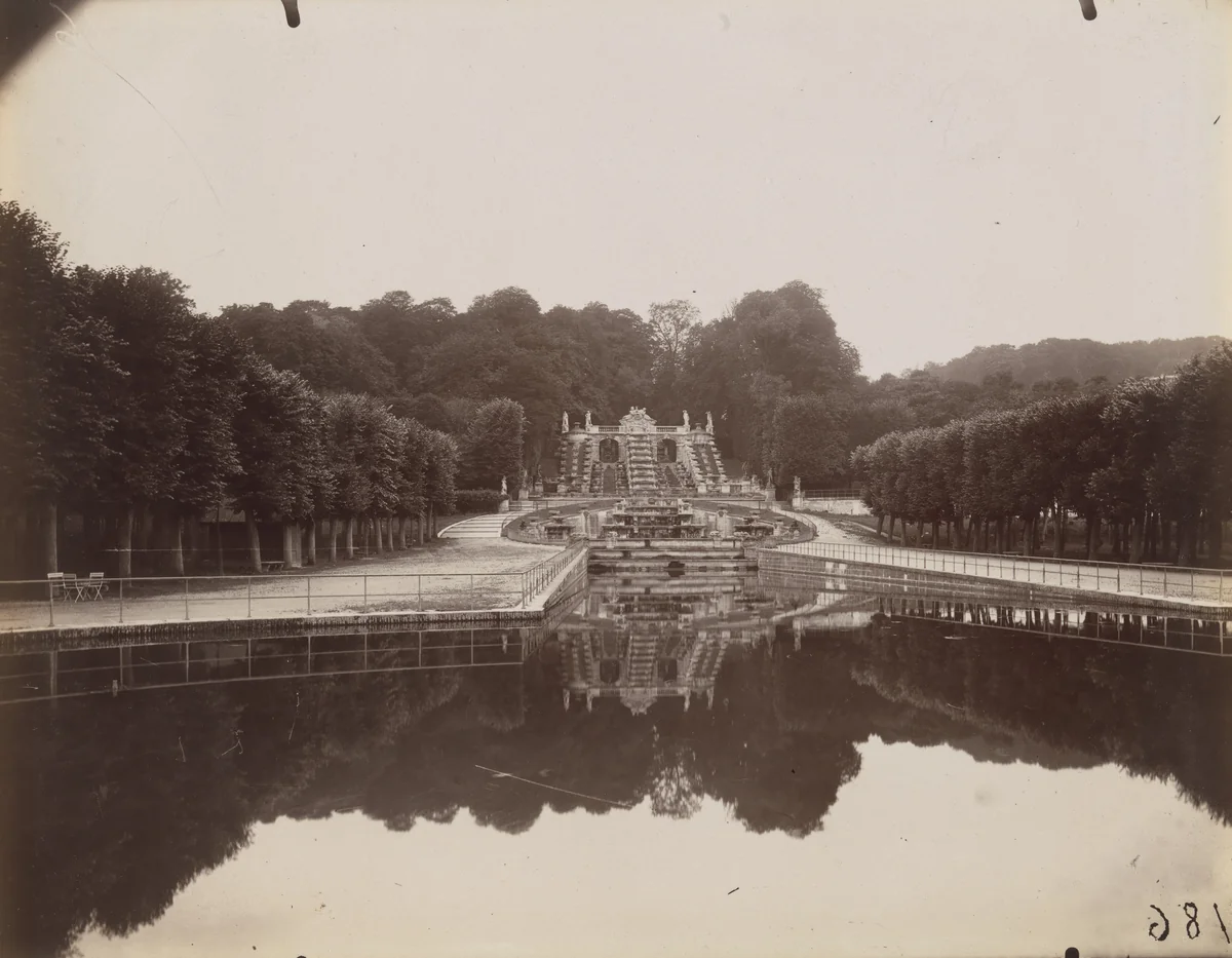 Saint-Cloud (cascade) by Eugène Atget, photograph, 1923