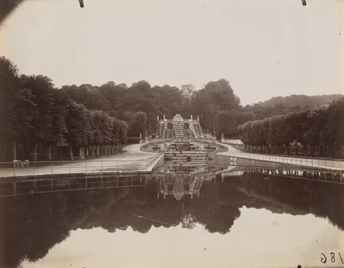 Saint-Cloud (cascade) by Eugène Atget, photograph, 1923
