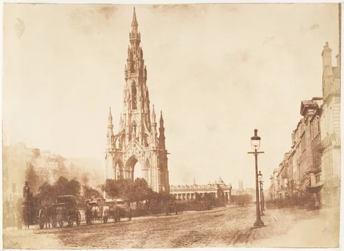 Edinburgh. The Scott Monument by Hill and Adamson, photograph, 1843-1847