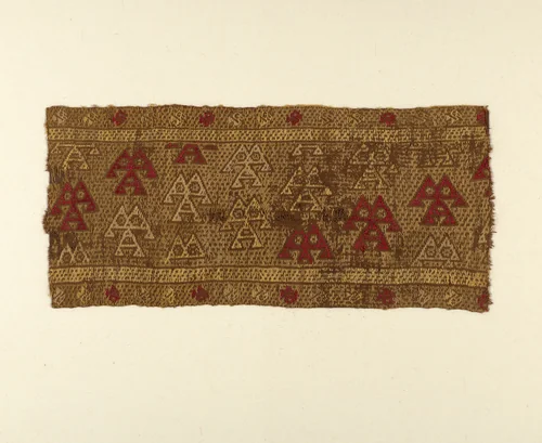 Fragment by Chancay, textile, 1000-1476