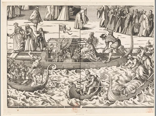 Festa della Sensa (twaalfde gedeelte) by Jost Amman, print, 1679