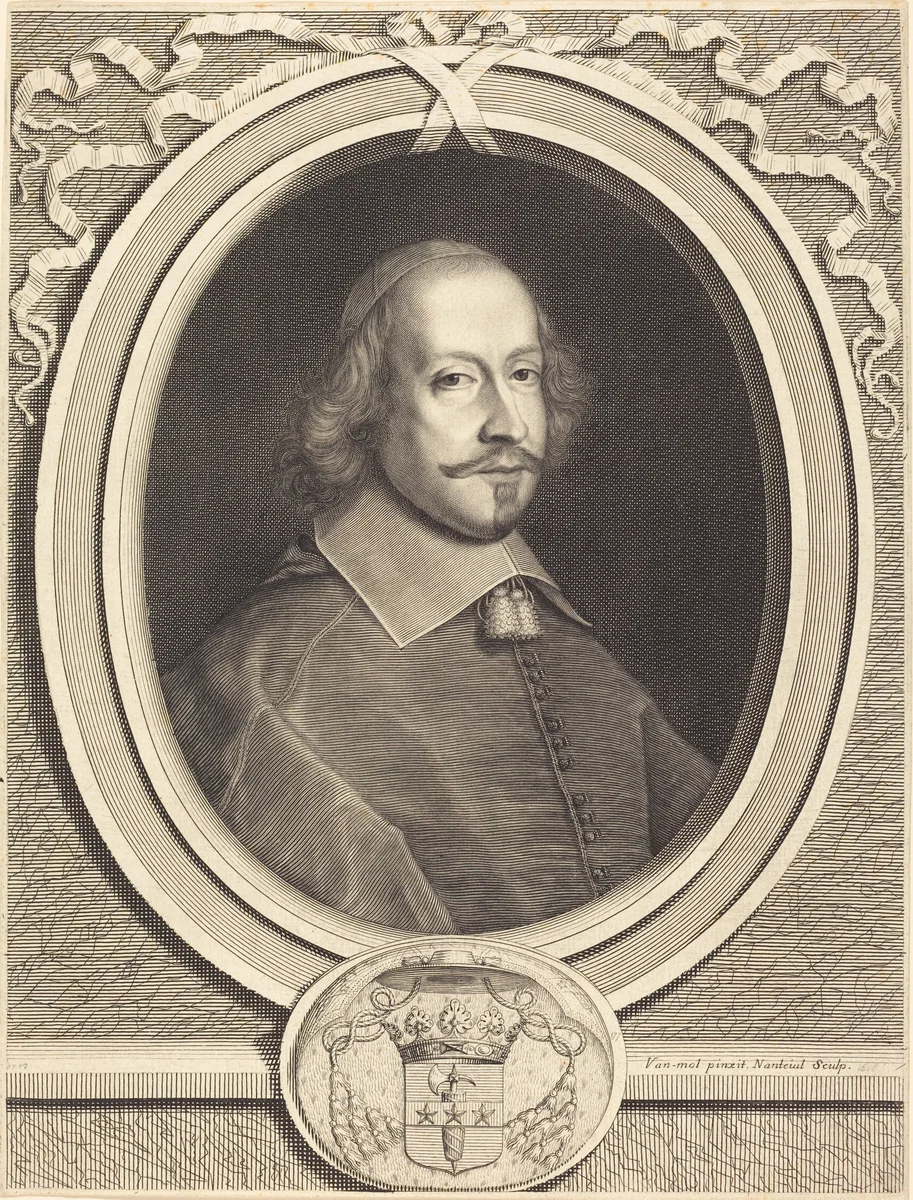 Cardinal Jules Mazarin by Robert Nanteuil
Pieter van Mol, print, 1657