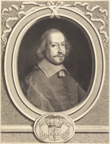 Cardinal Jules Mazarin by Robert Nanteuil
Pieter van Mol, print, 1657