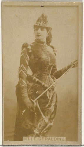 M'lle Geraldine, from the Actors and Actresses series (N145-8) issued by Duke Sons & Co. to promote Duke Cigarettes by W. Duke, Sons & Co., photograph, 1890-1895
