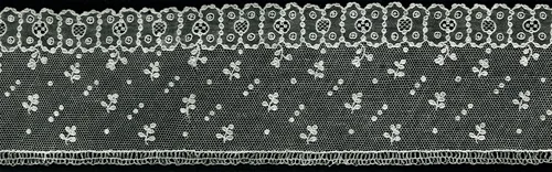 Border by France, textile, 1875-1900