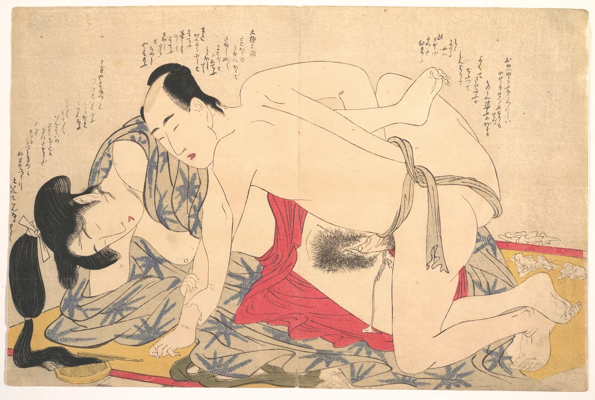 Erotic Print by Kitagawa Utamaro (喜多川歌麿), print, 1753-1806
