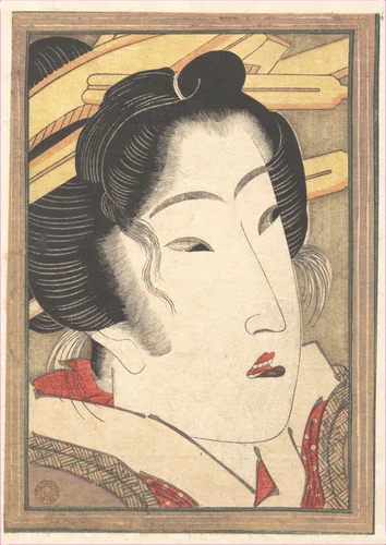 Rejected Geisha from Passions Cooled by Springtime Snow by Keisai Eisen (渓斎英泉), print, 1815-1835