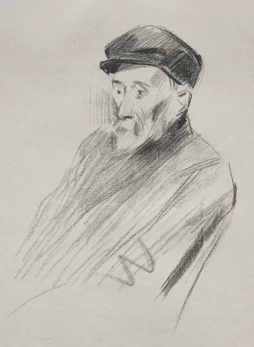 Portrait of Renoir, Third Plate by Jean-Louis Forain, print, 1905