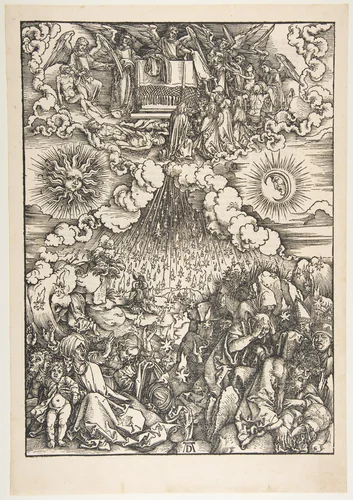 The Opening of the Fifth and Sixth Seals, from "The Apocalypse" by Albrecht Dürer, print, 1498