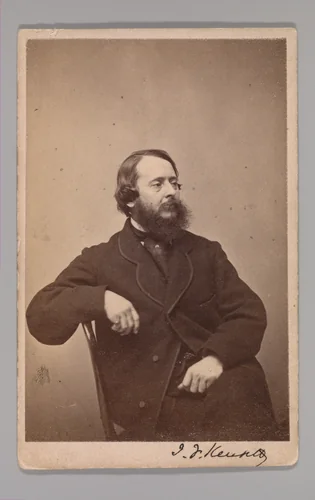 [John Frederick Kensett] by George Gardner Rockwood, photograph, 1860-1869