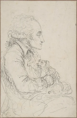 Georges-Auguste Couthon at the National Convention in 1793 by Dominique Vivant Denon, drawing, 1788-1798
