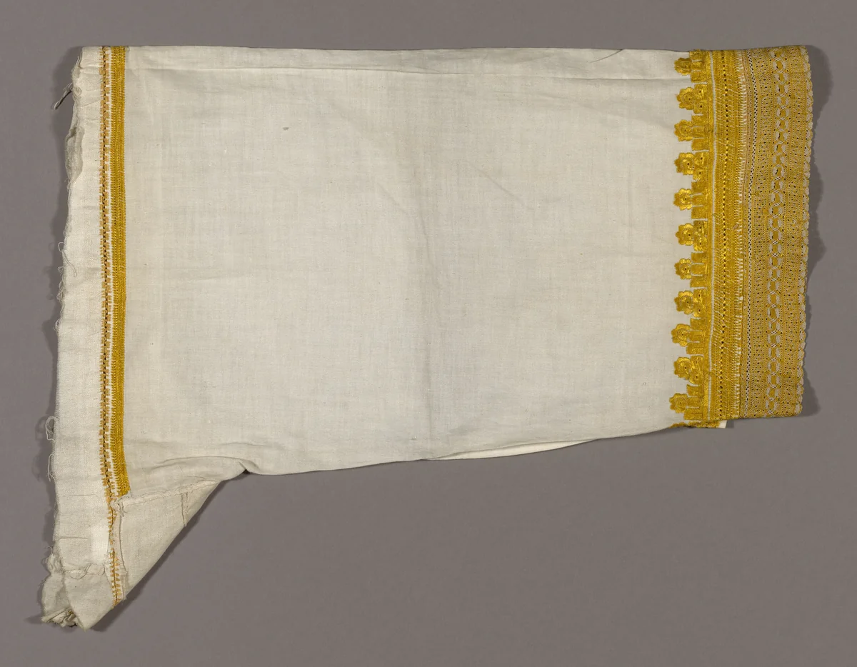 Sleeve End by Czech Republic, textile, 1801-1900