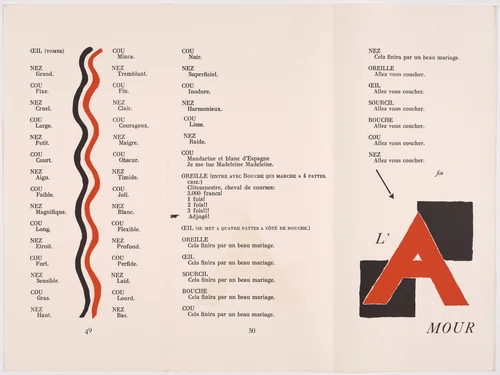 In-text plate (page 49) from Le Coeur à Gaz (The Gas Heart) by Sonia Delaunay, illustrated book, 1923