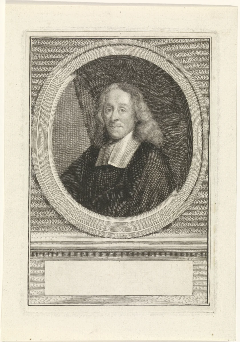 Portret van Govert van Slingelandt by Jacob Houbraken, print, 1749-1780