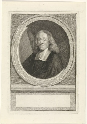 Portret van Govert van Slingelandt by Jacob Houbraken, print, 1749-1780
