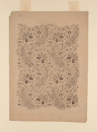 Design for a Woven Fabric by Europe, textile, 1801-1900
