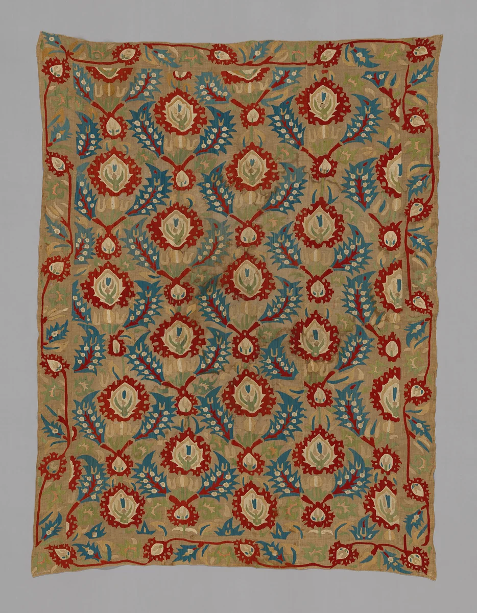 Cover by Turkey, textile, 1675-1725
